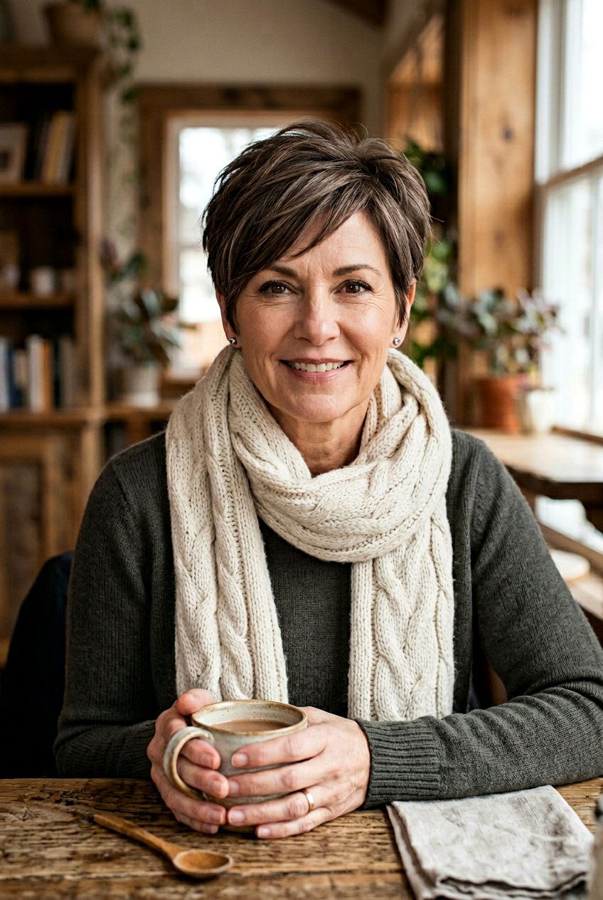 Mocha Mushroom Brown - 20 soft mocha brunette for mature women - 20 soft mocha brunette for mature women