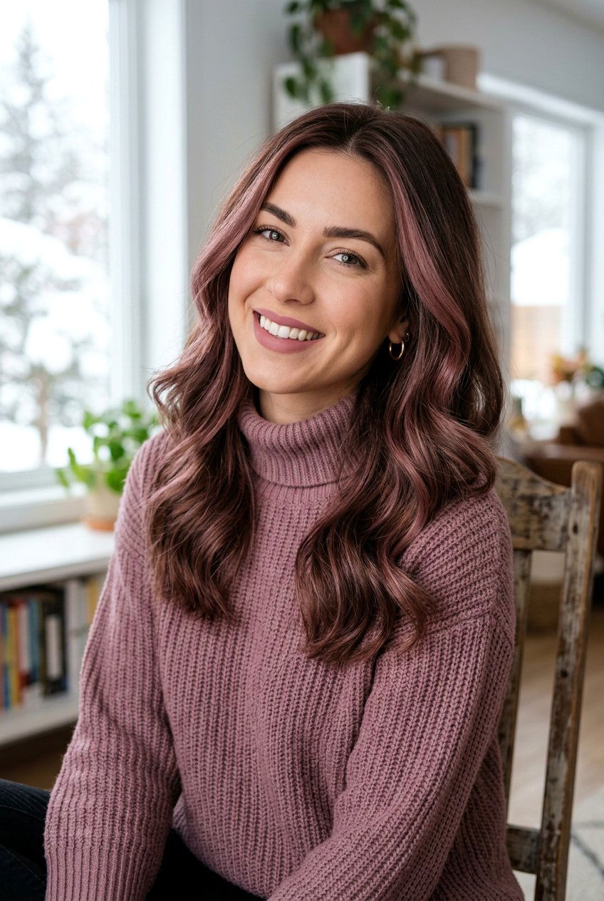 Mocha Rose Brunette Gloss - 20 brunette gloss for dull brown hair - 20 brunette gloss for dull brown hair