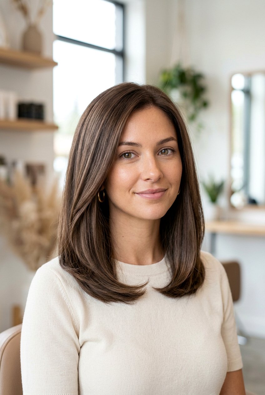 Mocha brown - 20 brunette hair color ideas for fall - 20 brunette hair color ideas for fall