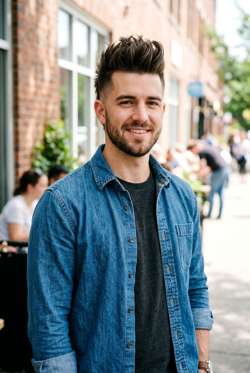 Mock Hawk - 20 mens haircut for thin fine hair - 20 men’s haircut for thin fine hair