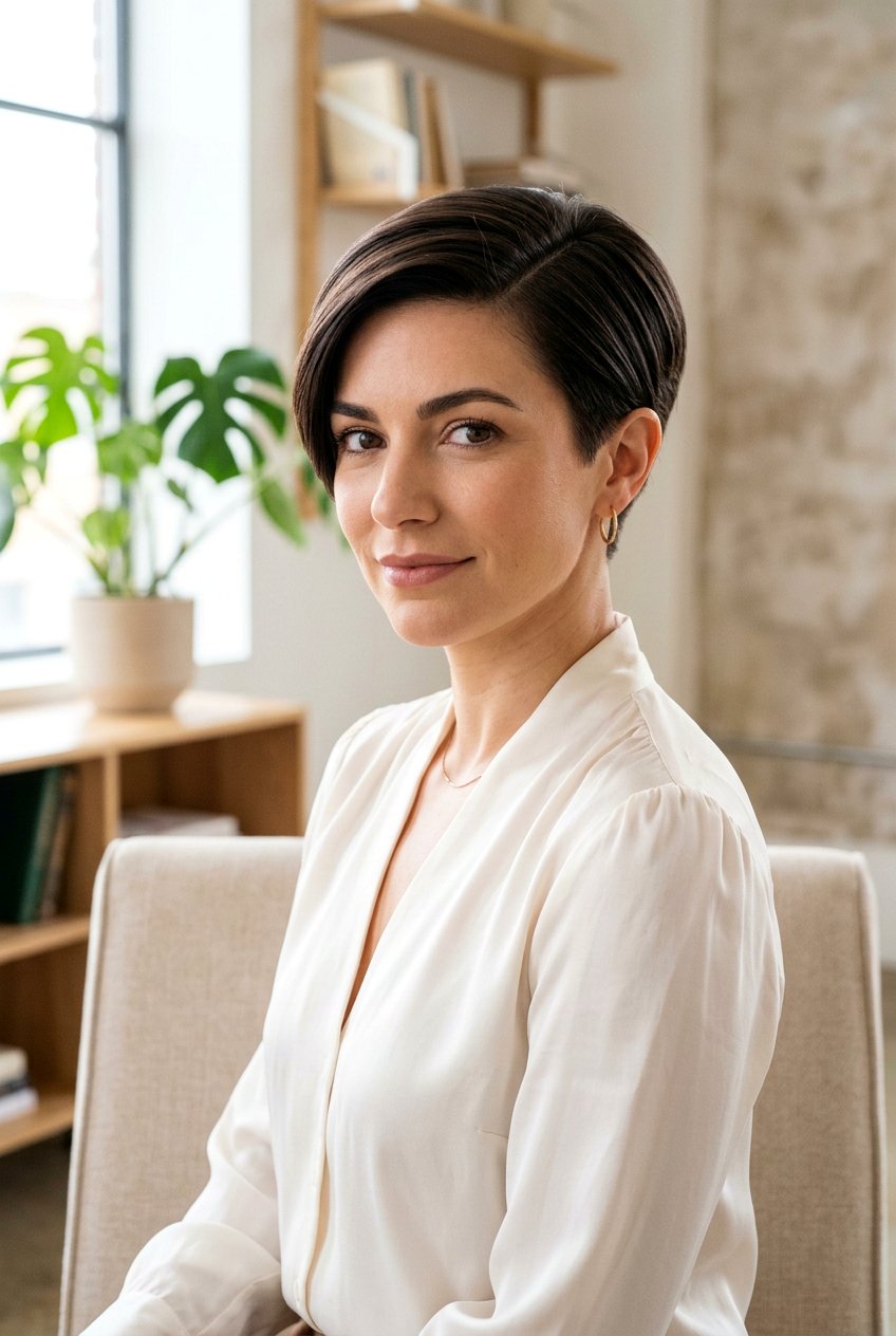 Mod Pixie Haircut With Side Part - 20 mod pixie haircut - 20 mod pixie haircut