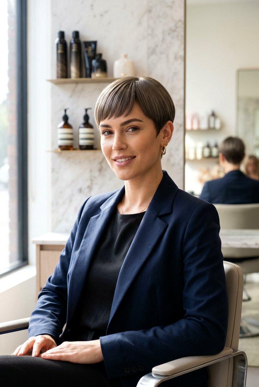 Mod Pixie Haircut With Sleek Finish - 20 mod pixie haircut - 20 mod pixie haircut