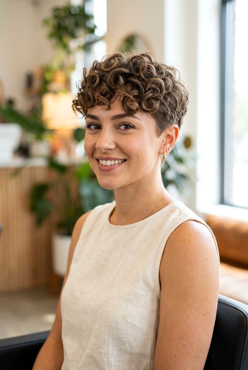 Mod Pixie Haircut With Soft Curls - 20 mod pixie haircut - 20 mod pixie haircut