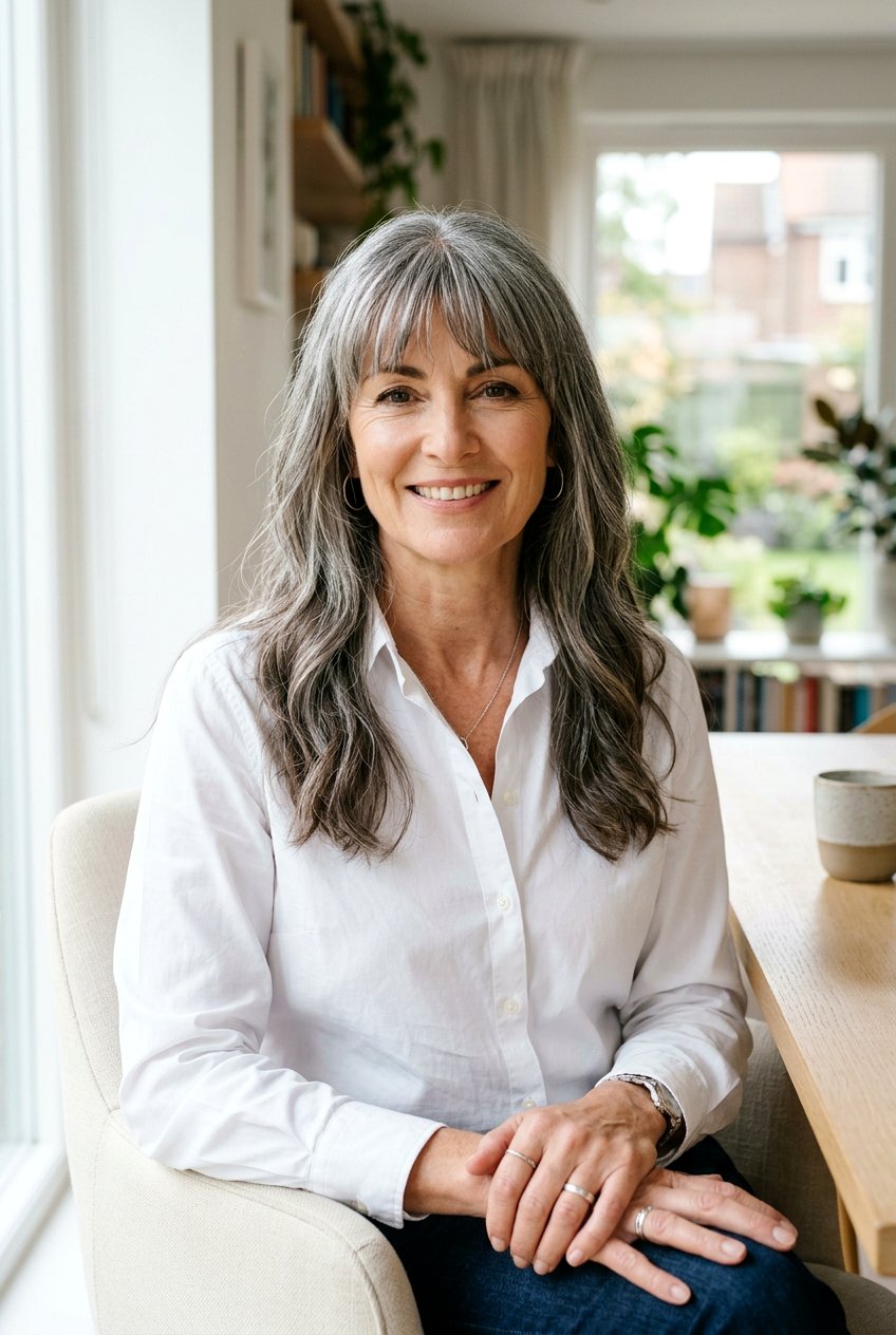 Modern Birkin Fringe - 20 soft fringe haircut for mature women - 20 soft fringe haircut for mature women