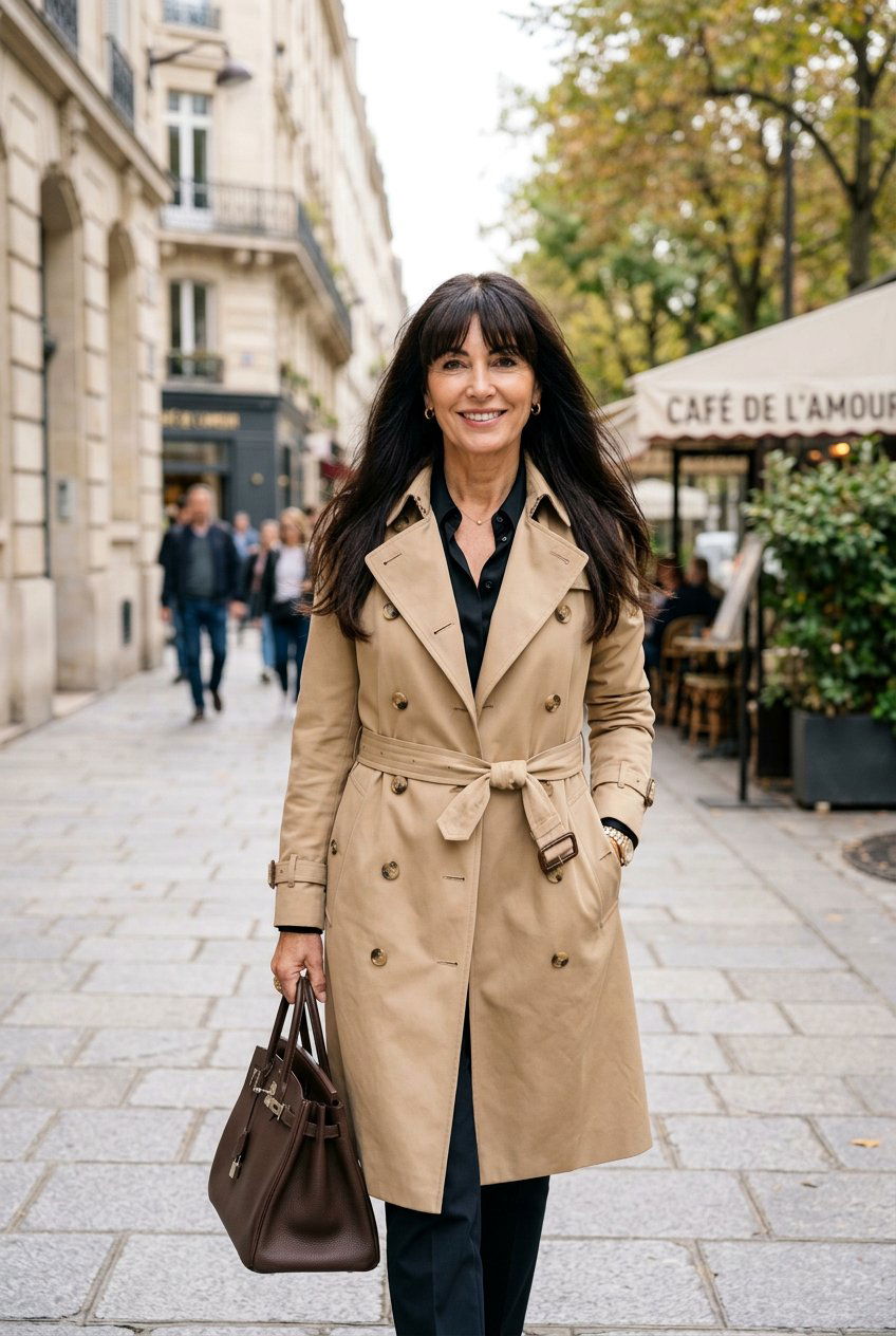 Modern Birkin fringe for women - 20 wispy bangs for mature women - 20 wispy bangs for mature women