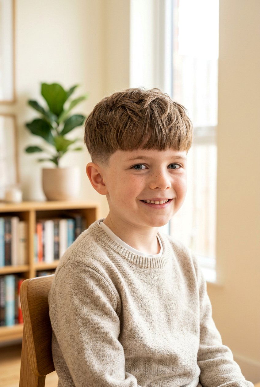 Modern Bowl Cut - 20 little boy haircuts - 20 little boy haircuts