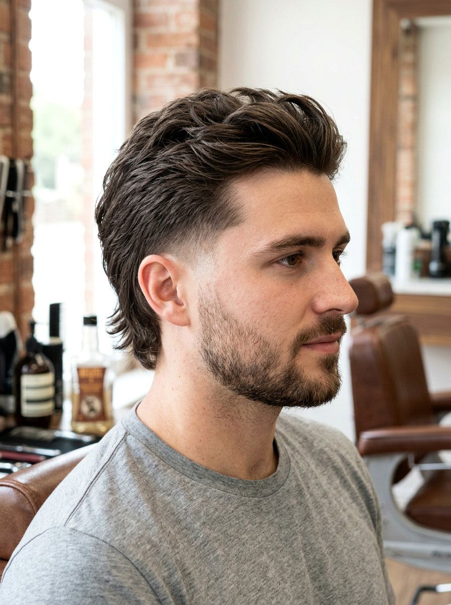 Modern Classic Taper Mullet Men - 20 taper mullet haircut men - 20 taper mullet haircut men