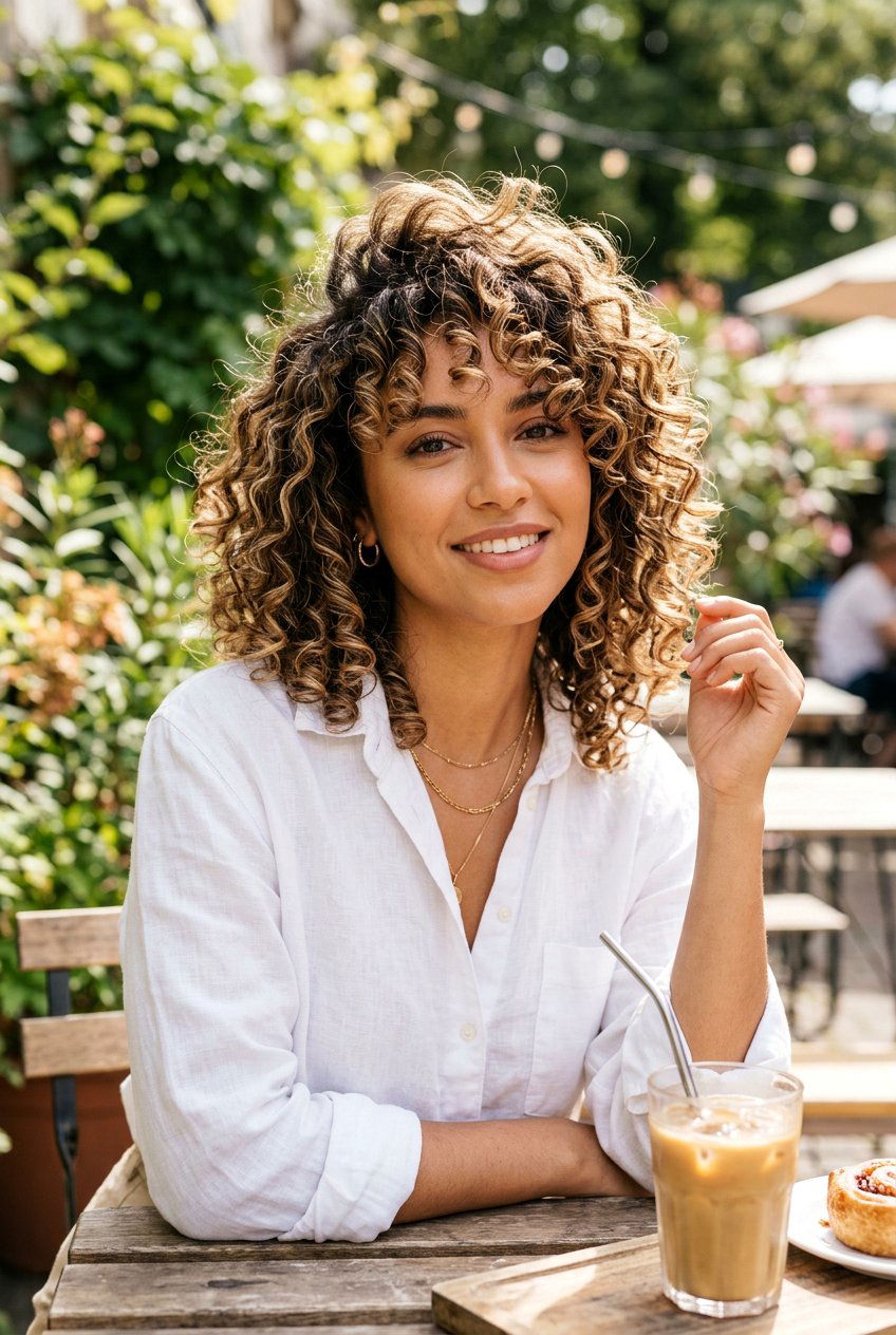 Modern Curly Shag For Humid Weather - 20 anti frizz hairstyles for summer - 20 anti frizz hairstyles for summer