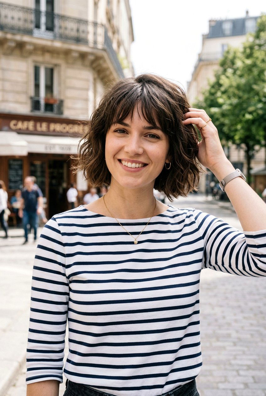Modern French Bob With Texture - 20 modern bob haircut with movement - 20 modern bob haircut with movement