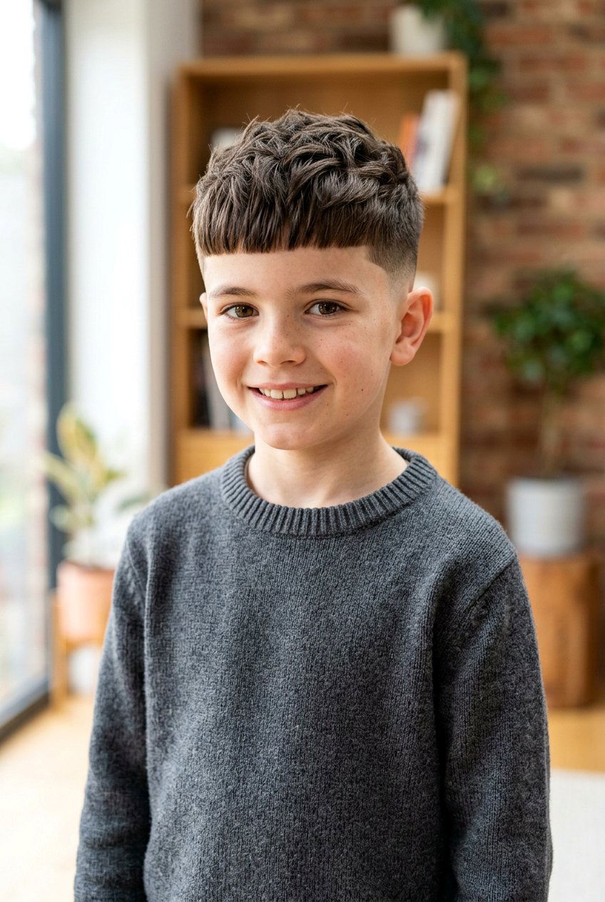 Modern French Crop - 20 cute picture day haircuts for boys - 20 cute picture day haircuts for boys