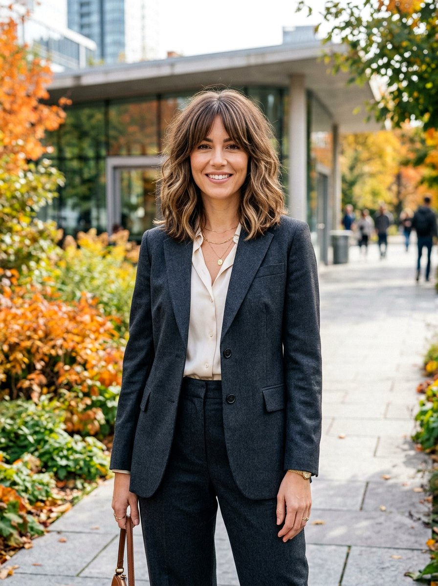 Modern Layered Shag With Curtain Fringe - 20 layered shag with curtain fringe - 20 layered shag with curtain fringe