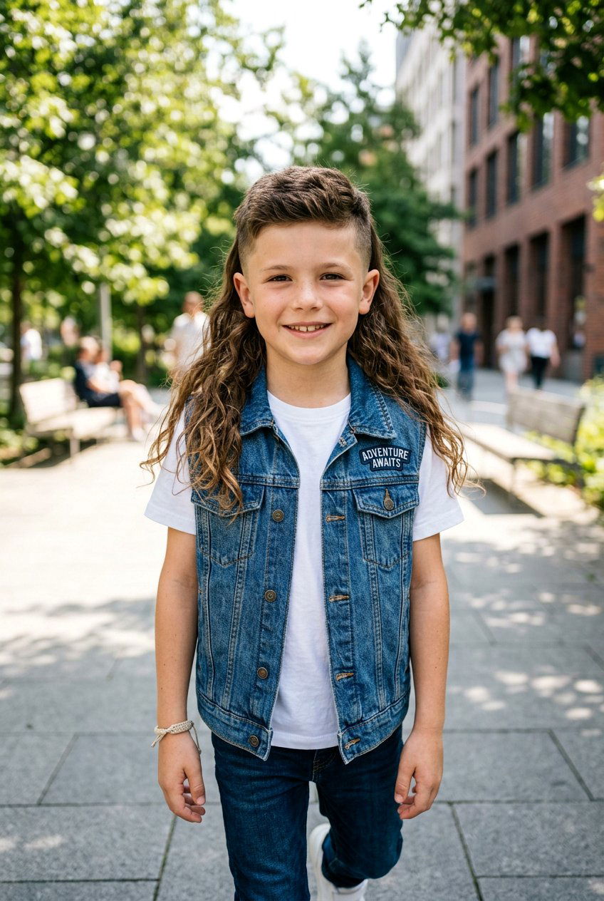 Modern Mullet - 20 shoulder length haircut for boys - 20 shoulder length haircut for boys