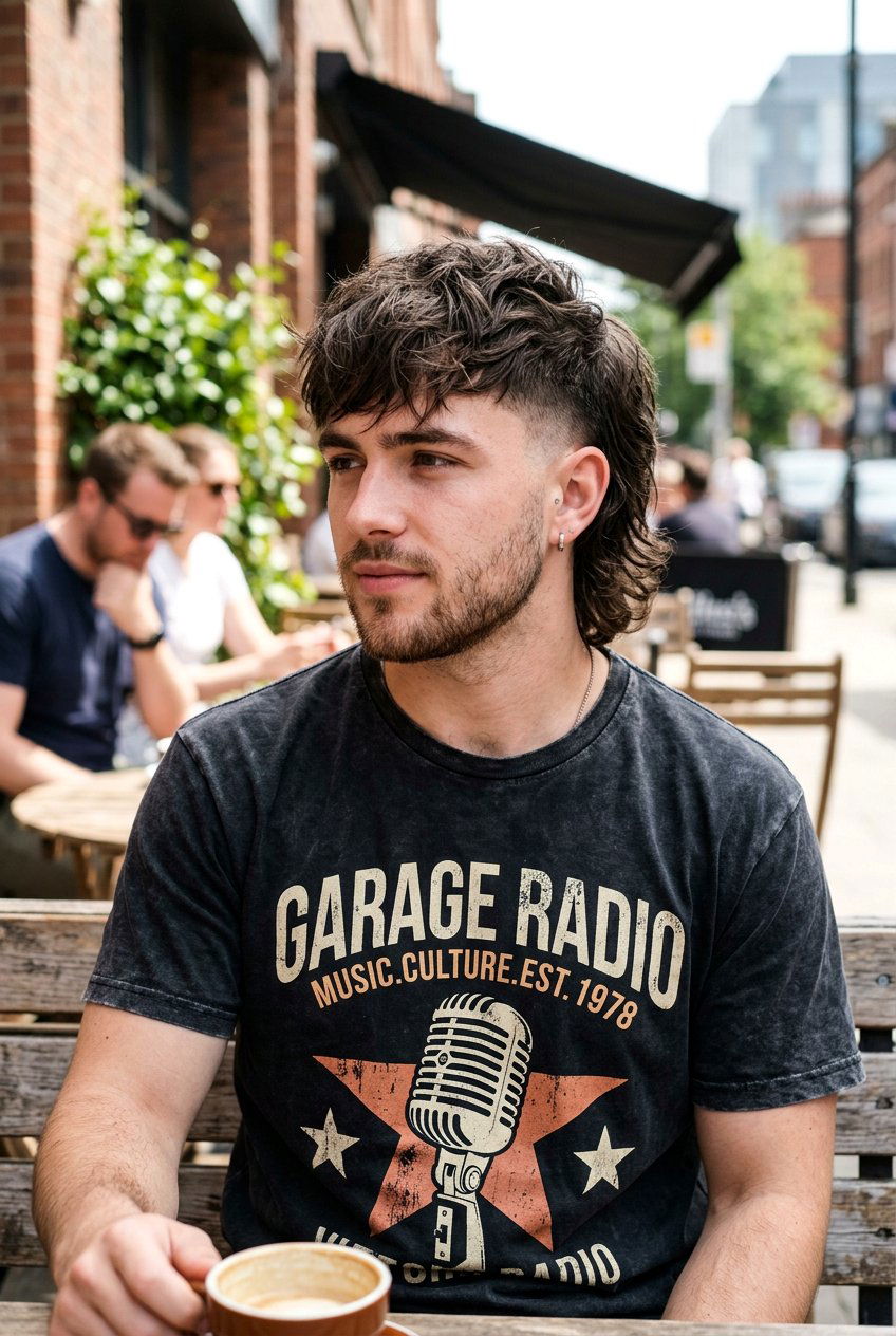 Modern Mullet - 20 mens haircut for square face - 20 men’s haircut for square face