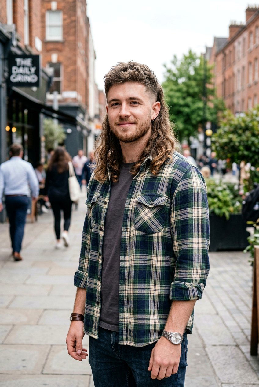 Modern Mullet - 20 mens haircut for thin fine hair - 20 men’s haircut for thin fine hair