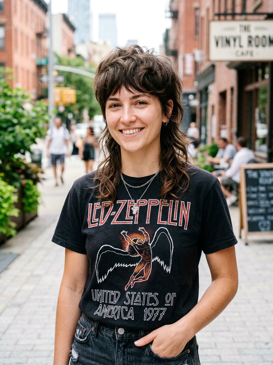 Modern Mullet - 20 soft goth haircut ideas - 20 soft goth haircut ideas