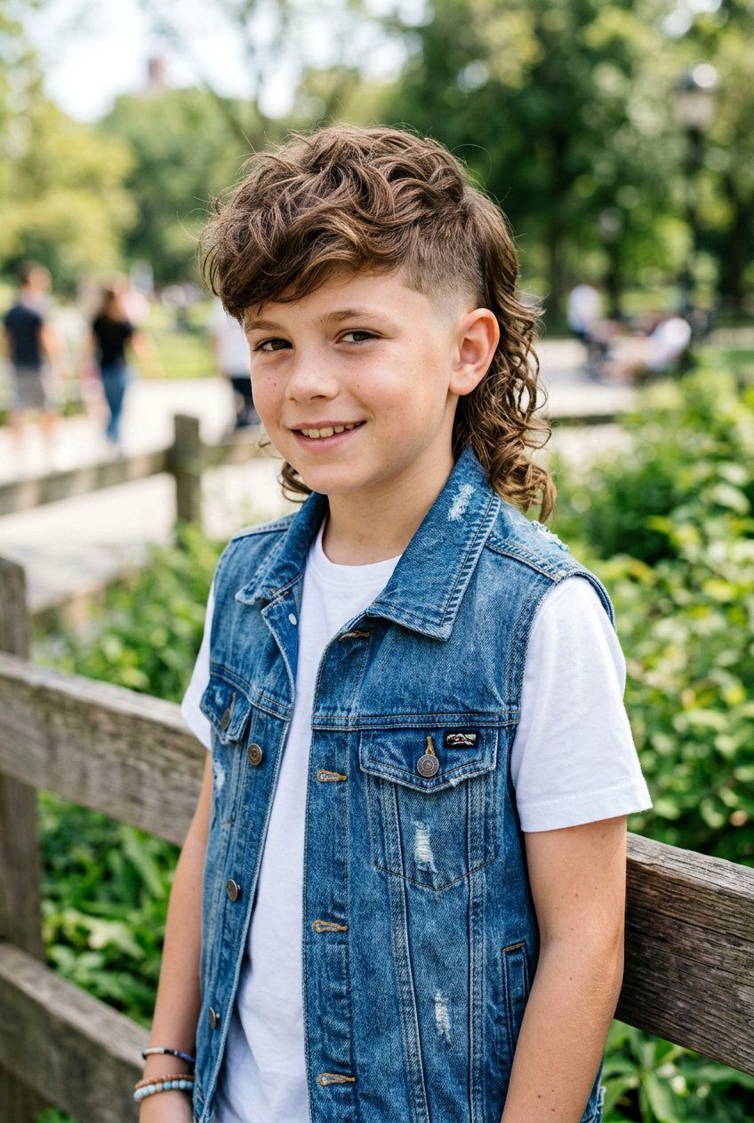 Modern Mullet Fade - 20 summer haircut for boys - 20 summer haircut for boys