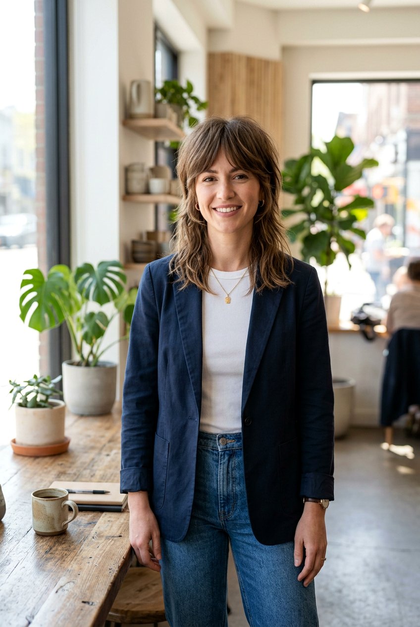 Modern Mullet Haircut With Choppy Layers - 20 choppy mullet haircut women - 20 choppy mullet haircut women