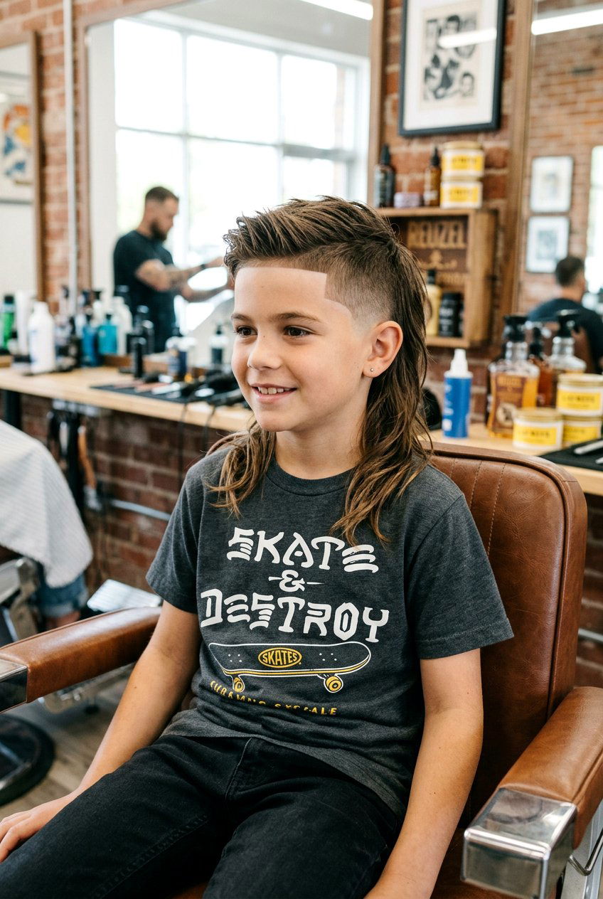 Modern Mullet Lineup - 20 boys lineup haircut ideas - 20 boys lineup haircut ideas