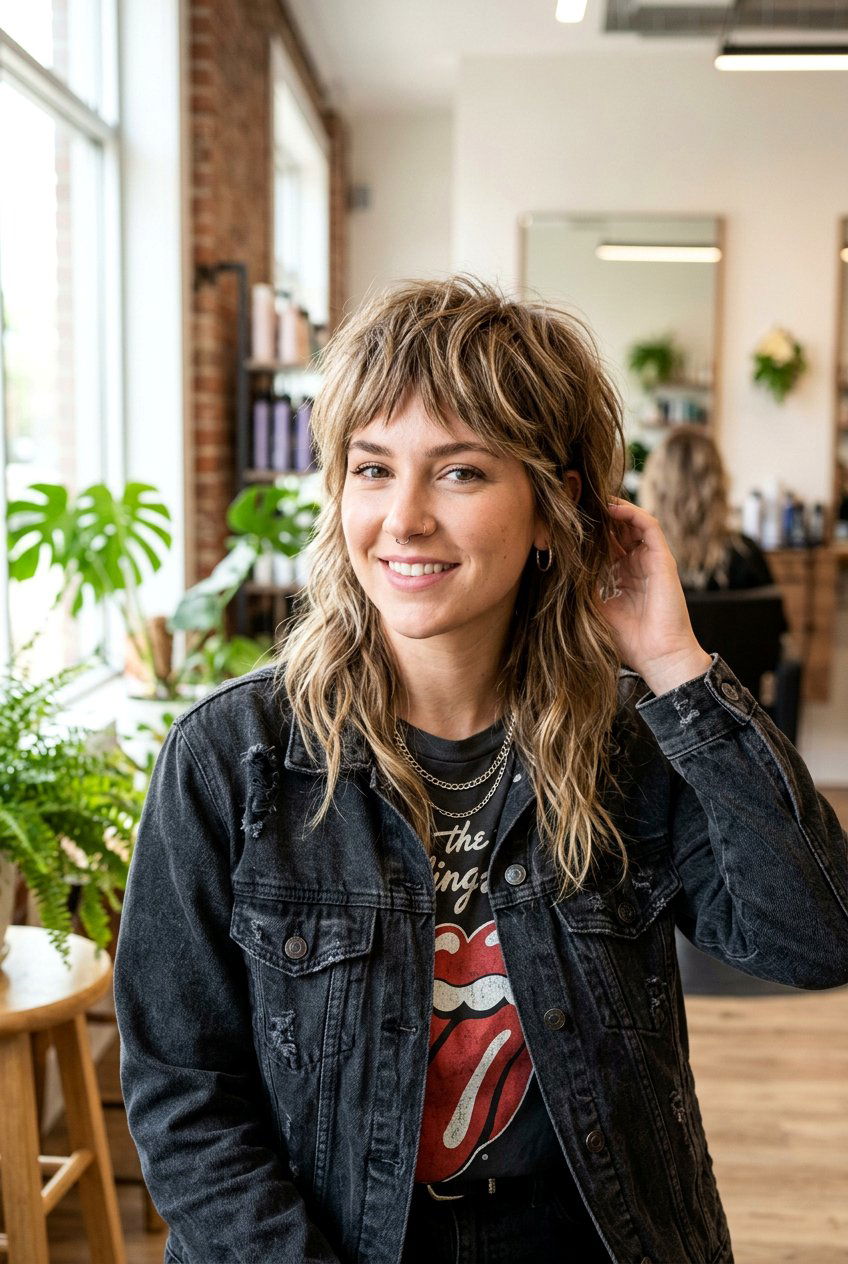 Modern Mullet Shag For Bold Looks - 20 alternative shag haircut women - 20 alternative shag haircut women