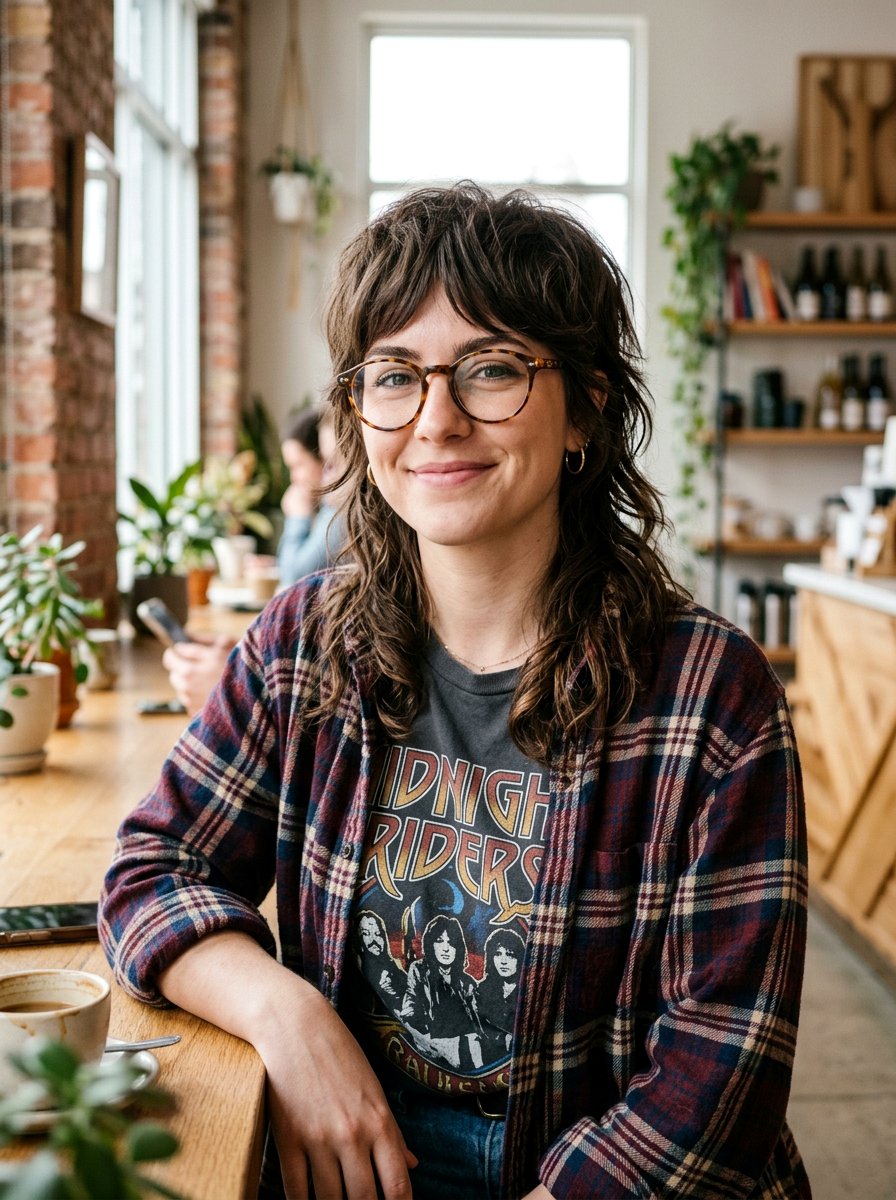 Modern Mullet Shag With Glasses - 20 layered shags for women with glasses - 20 layered shags for women with glasses