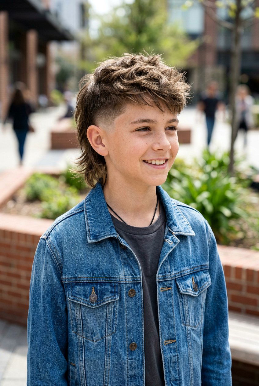 Modern Mullet With Mid Taper Fade - 20 boys haircut with mid taper fade - 20 boys haircut with mid taper fade