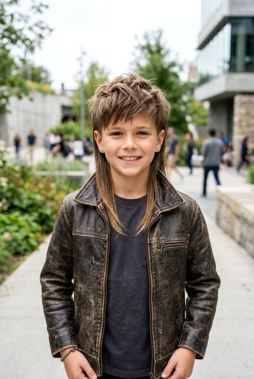 Modern Mullet - 20 long haircut for boys with straight hair - 20 long haircut for boys with straight hair