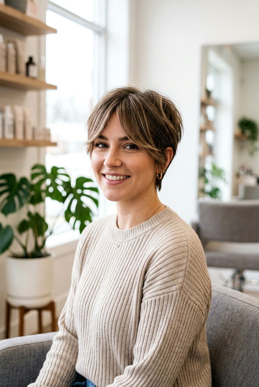 Modern Pixie With Long Bangs - 20 pixie with long bangs - 20 pixie with long bangs