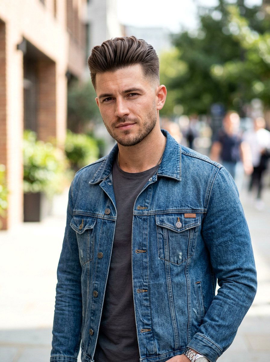 Modern Pompadour - 20 pompadour haircut for medium hair men - 20 pompadour haircut for medium hair men