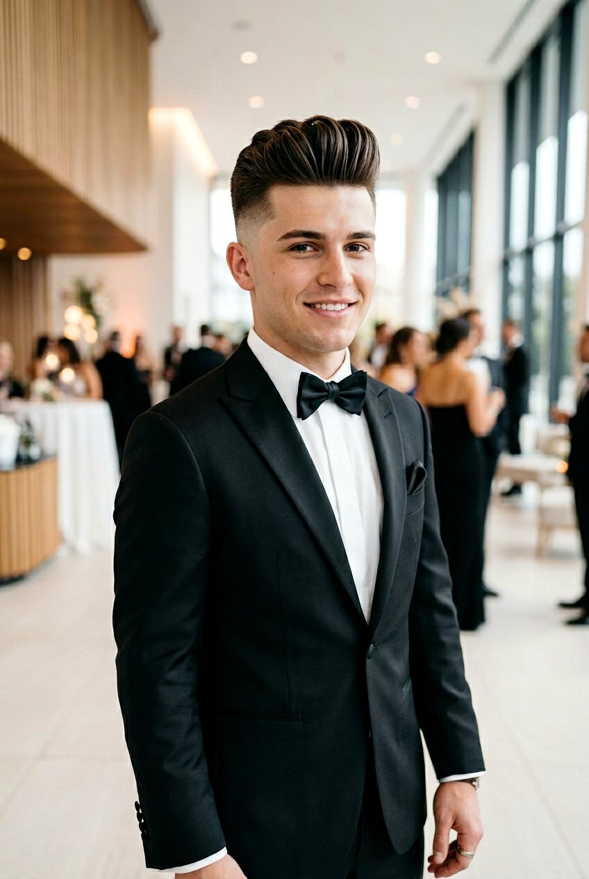 Modern Pompadour Fade - 20 neat boys haircut for graduation - 20 neat boys haircut for graduation