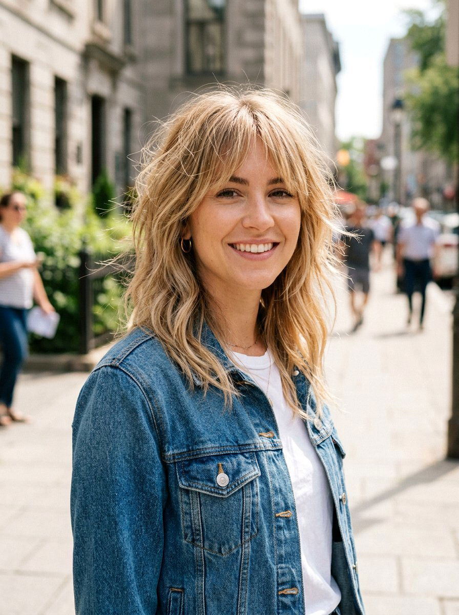 Modern Shag For Fine Hair - 20 shoulder length layers for fine hair - 20 shoulder length layers for fine hair