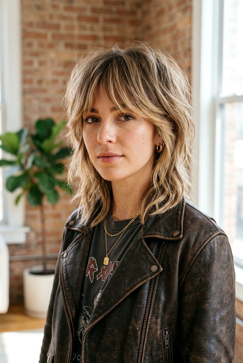 Modern Shag Haircut - 20 medium haircut to add volume to fine hair - 20 medium haircut to add volume to fine hair