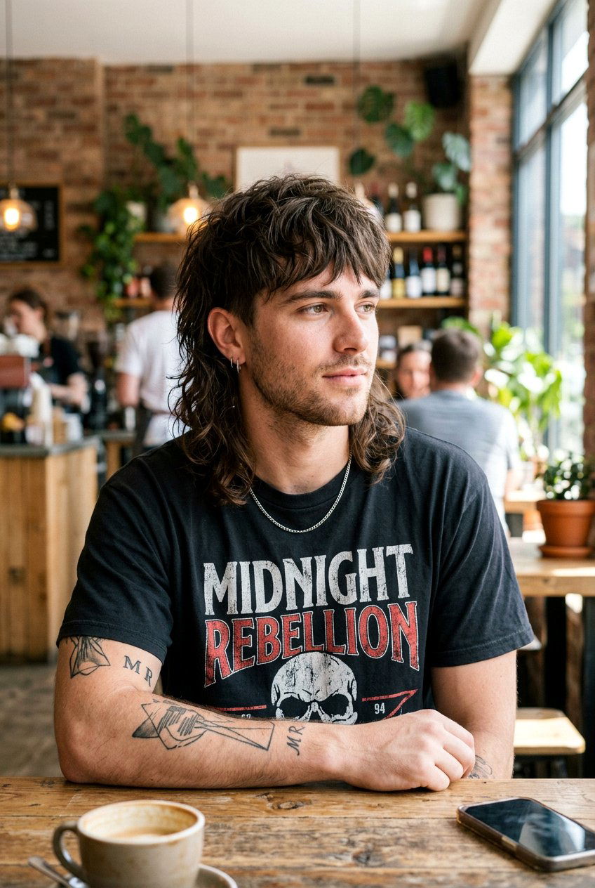 Modern Shaggy Mullet Men - 20 men haircut for long face shape - 20 men haircut for long face shape