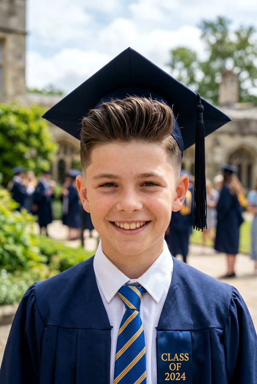 Modern Tapered Quiff - 20 neat graduation haircuts for boys - 20 neat graduation haircuts for boys