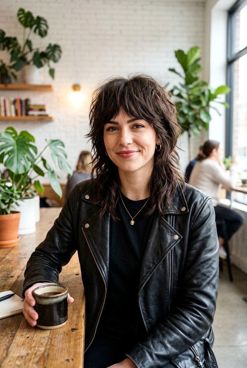 Modern Wolf Cut - 20 wash and wear haircut for moms - 20 wash and wear haircut for moms