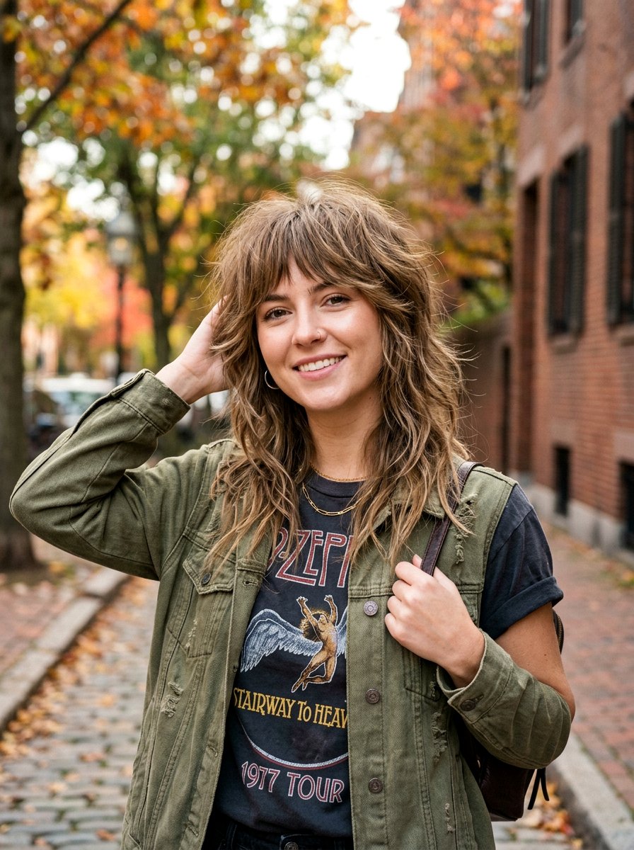 Modern Wolf Cut Haircut - 20 trendy haircut for college girls 2026 - 20 trendy haircut for college girls 2026