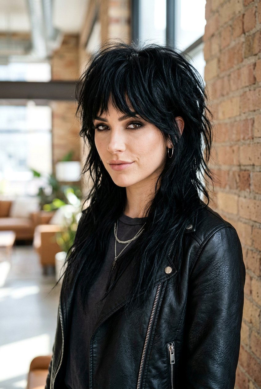 Modern Wolf Cut Shag - 20 70s shag for thick hair women - 20 70s shag for thick hair women