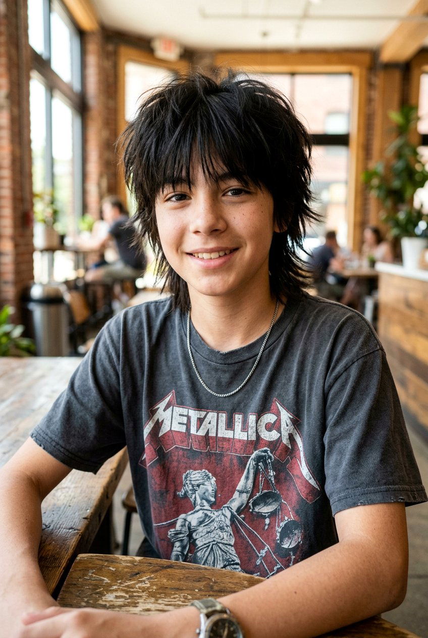 Modern Wolf Cut - 20 long haircut for boys with straight hair - 20 long haircut for boys with straight hair