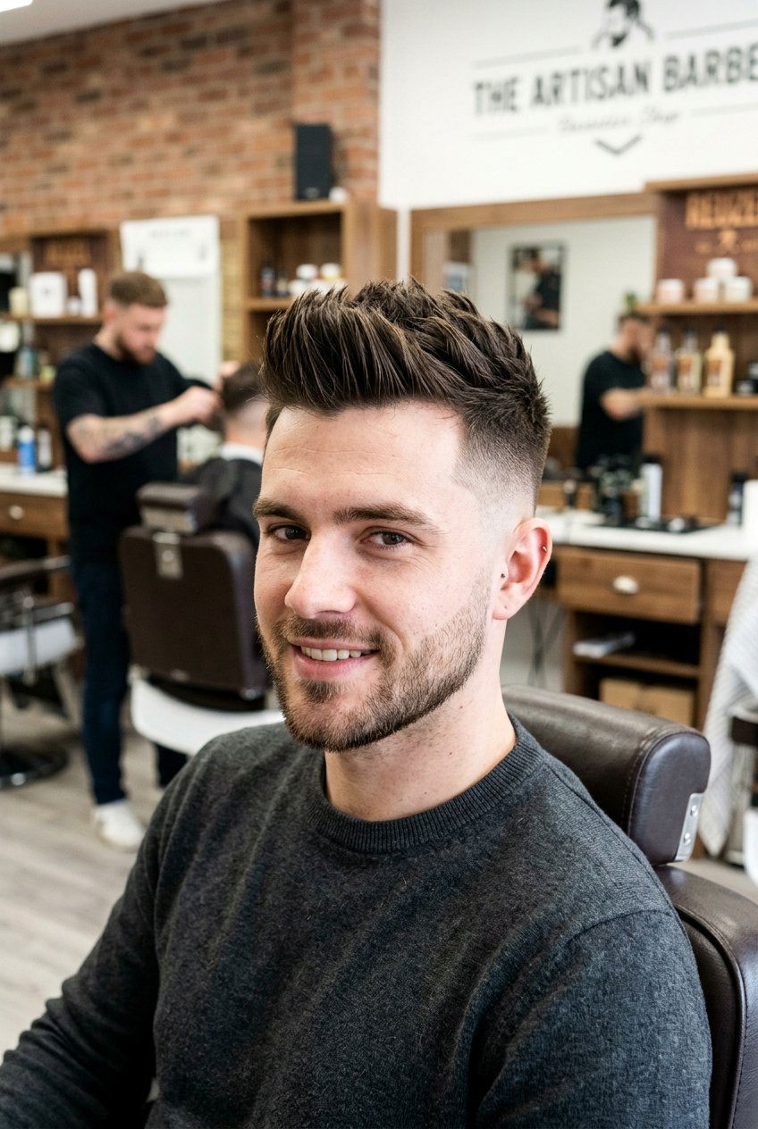 Modern faux hawk - 20 hairstyles for men with thick hair - 20 hairstyles for men with thick hair