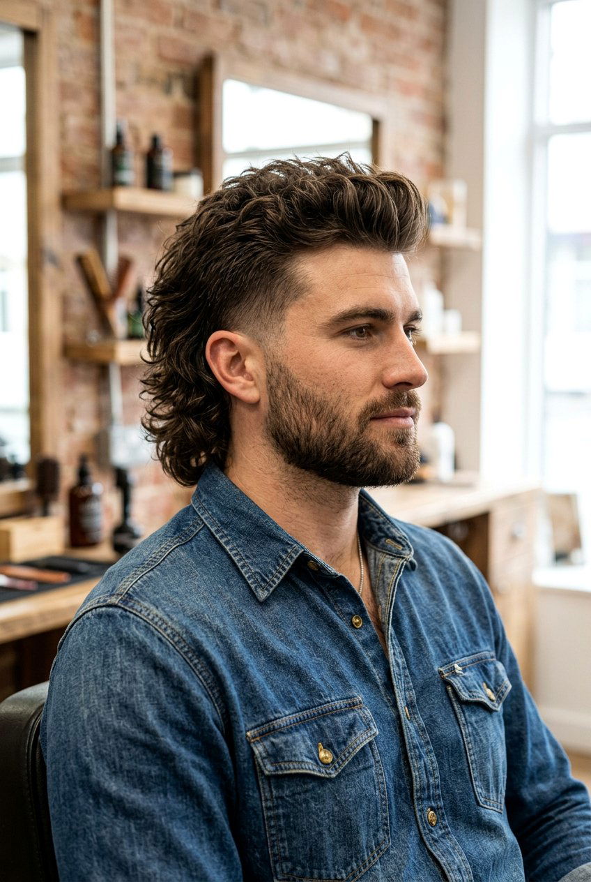 Modern mullet for thick hair - 20 mens haircut for thick straight hair - 20 men’s haircut for thick straight hair