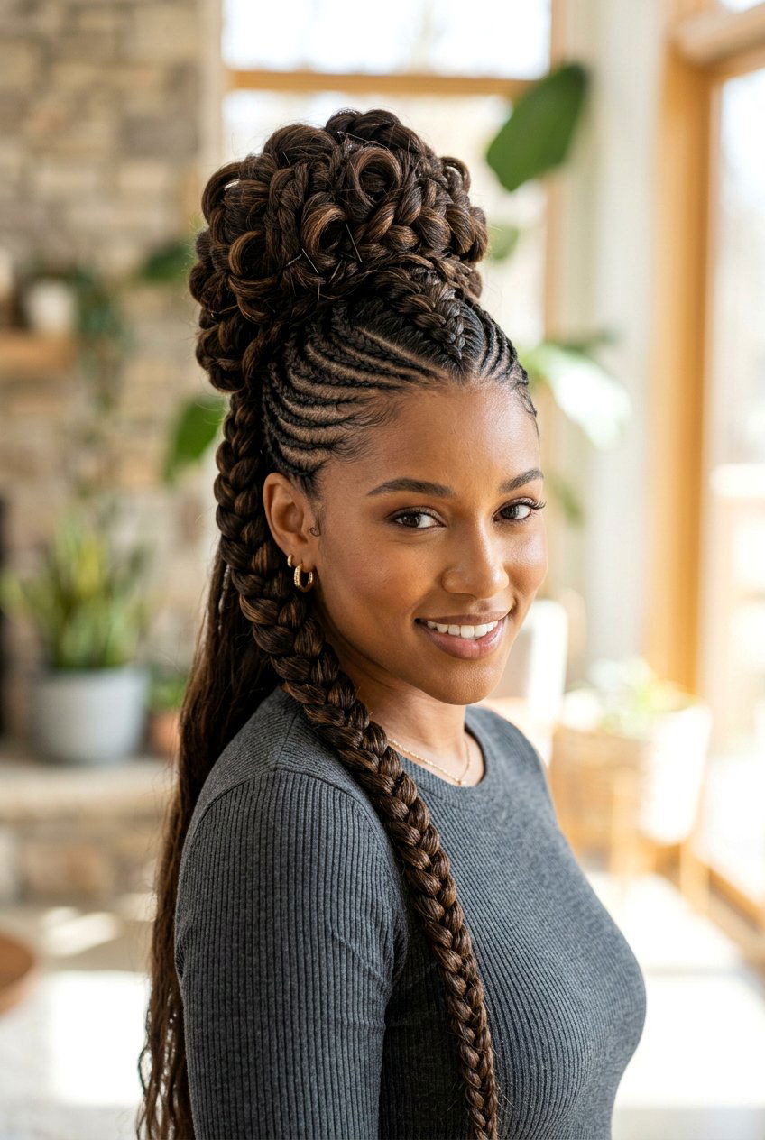 Mohawk Braids For Long Hair Women - 20 braided mohawk hairstyle for women - 20 braided mohawk hairstyle for women