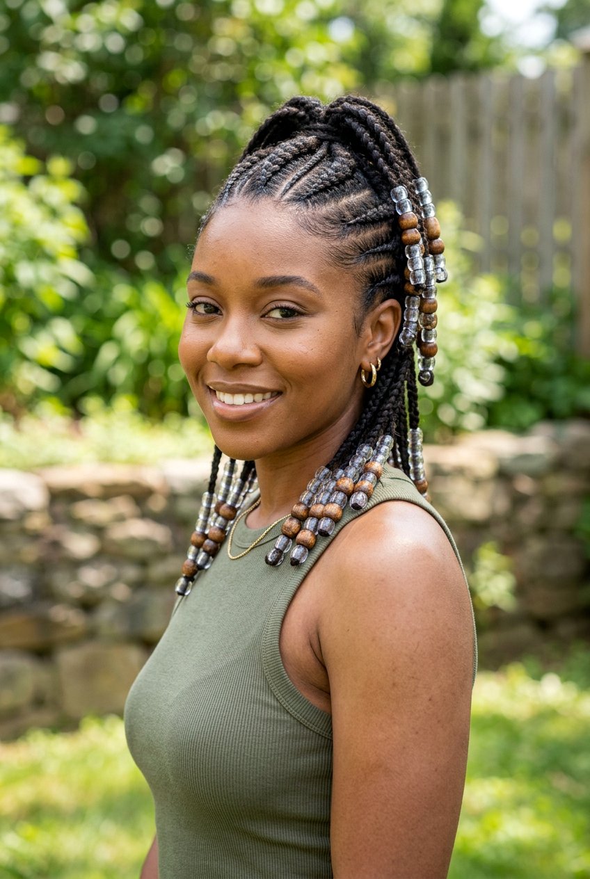 Mohawk Braids With Beads For Women - 20 braided mohawk hairstyle for women - 20 braided mohawk hairstyle for women