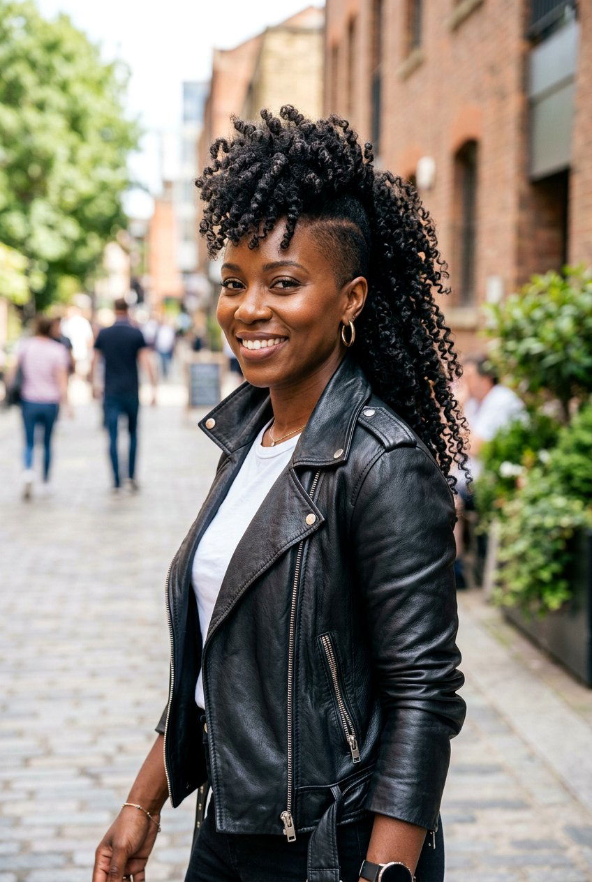 Mohawk Curly Ponytail Natural Hair - 20 curly ponytail for natural hair - 20 curly ponytail for natural hair