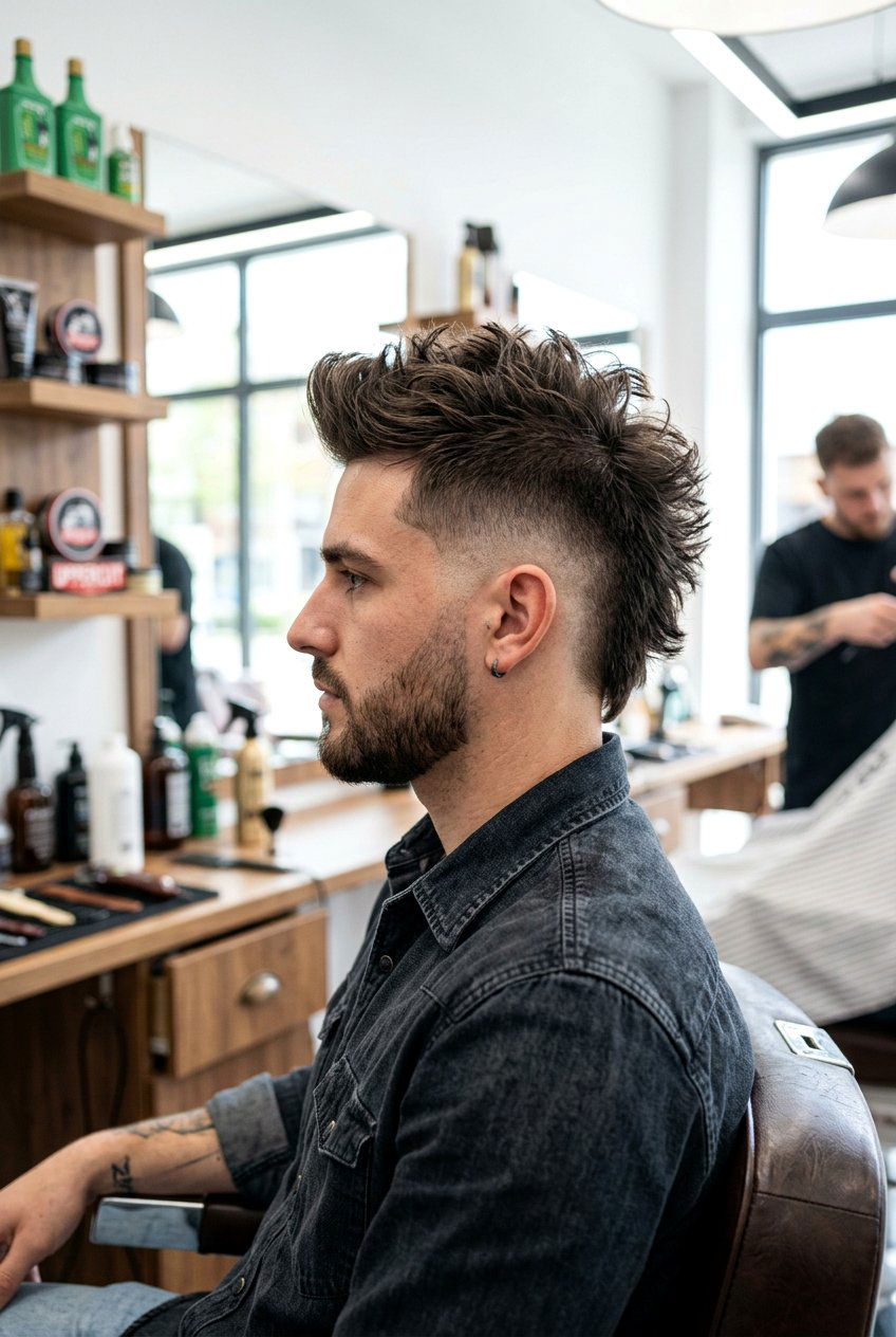 Mohawk Fade - 20 mens fade haircut - 20 men’s fade haircut