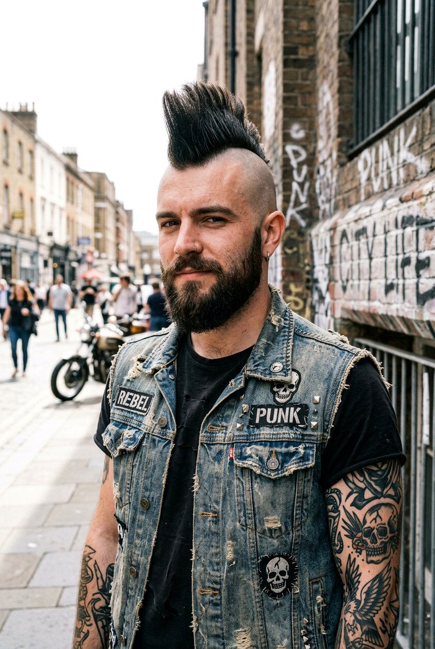 Mohawk Haircut For Men - 20 men haircut for round full face - 20 men haircut for round full face