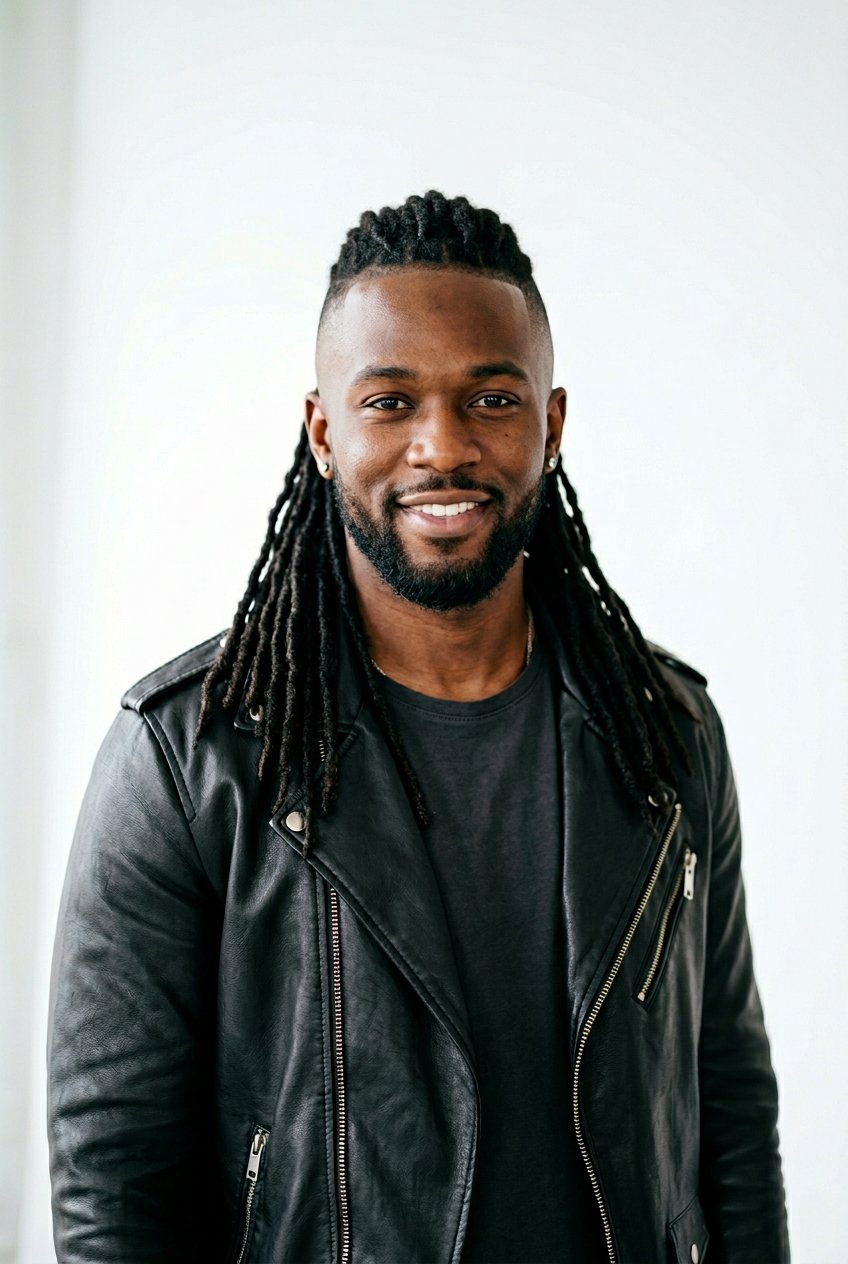 Mohawk Locs - 20 long loc styles for black men - 20 long loc styles for black men
