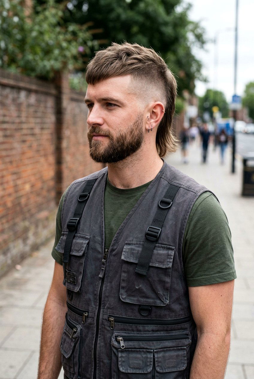 Mohawk Mullet Fade - 20 mullet fade for straight hair men - 20 mullet fade for straight hair men