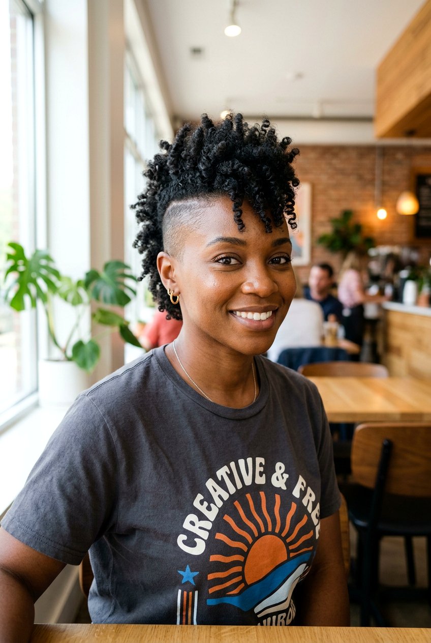 Mohawk Pixie Cut Natural Hair - 20 natural pixie cut for black women - 20 natural pixie cut for black women