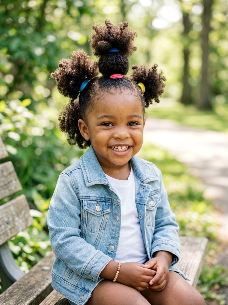 Mohawk Puff Ponytail - 20 toddler puff ponytail styles - 20 toddler puff ponytail styles