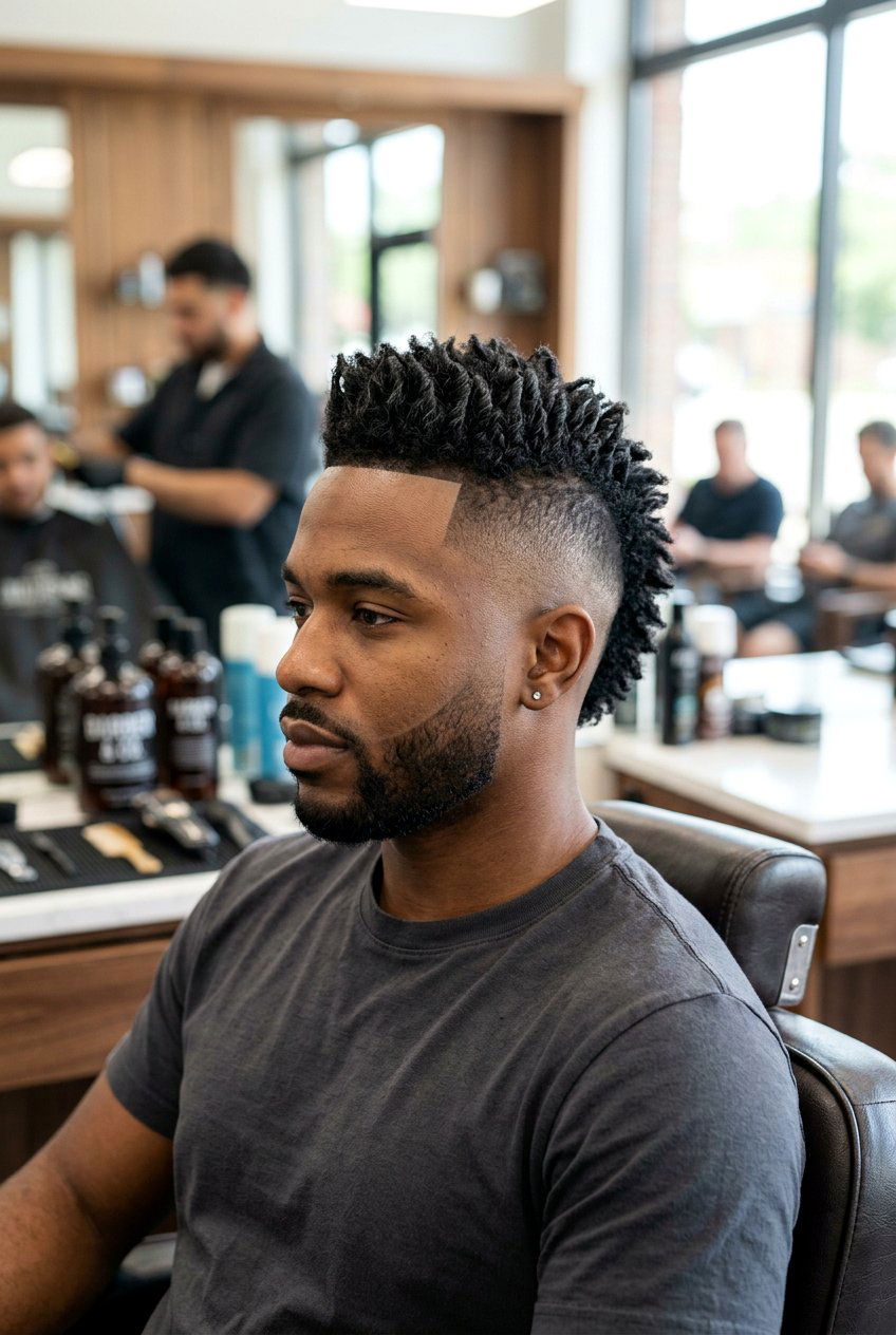 Mohawk Taper Fade - 20 taper fade haircut - 20 taper fade haircut