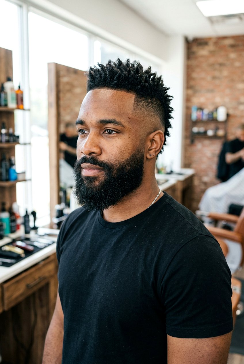 Mohawk Taper Fade With Beard - 20 men beard fade with taper haircut - 20 men beard fade with taper haircut